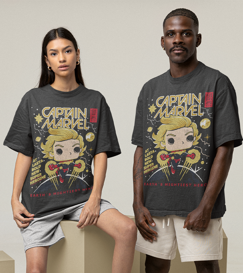 Polera Capitana Marvel Funko