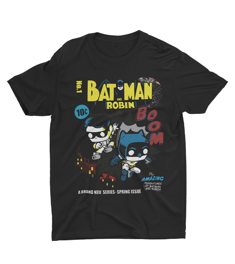 Polera Batman y Robin Mini