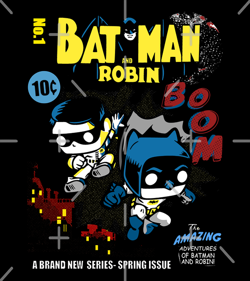 Polera Batman y Robin Mini