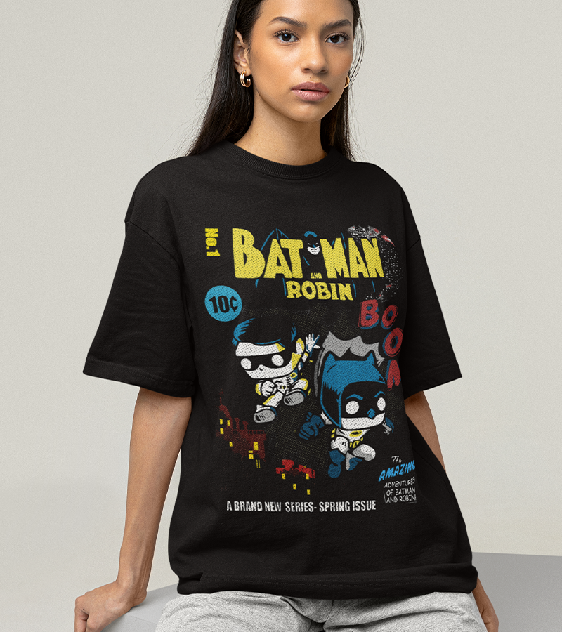 Polera Batman y Robin Mini