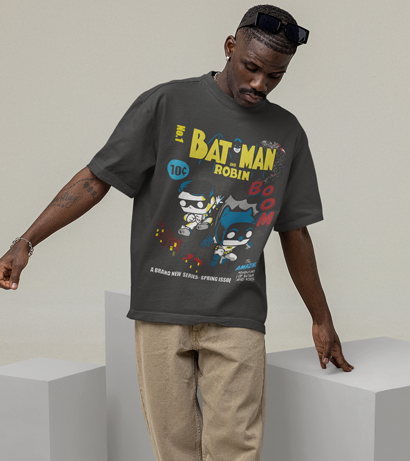 Polera Batman y Robin Mini