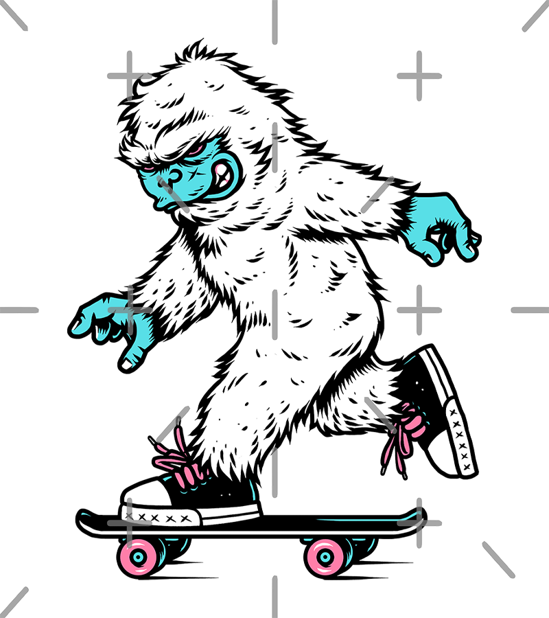 Polera Yeti skate