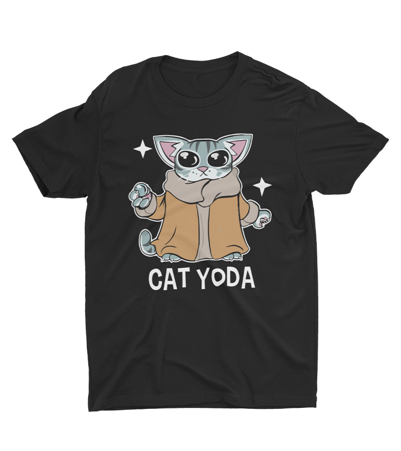 Polera Baby Yoda Cat