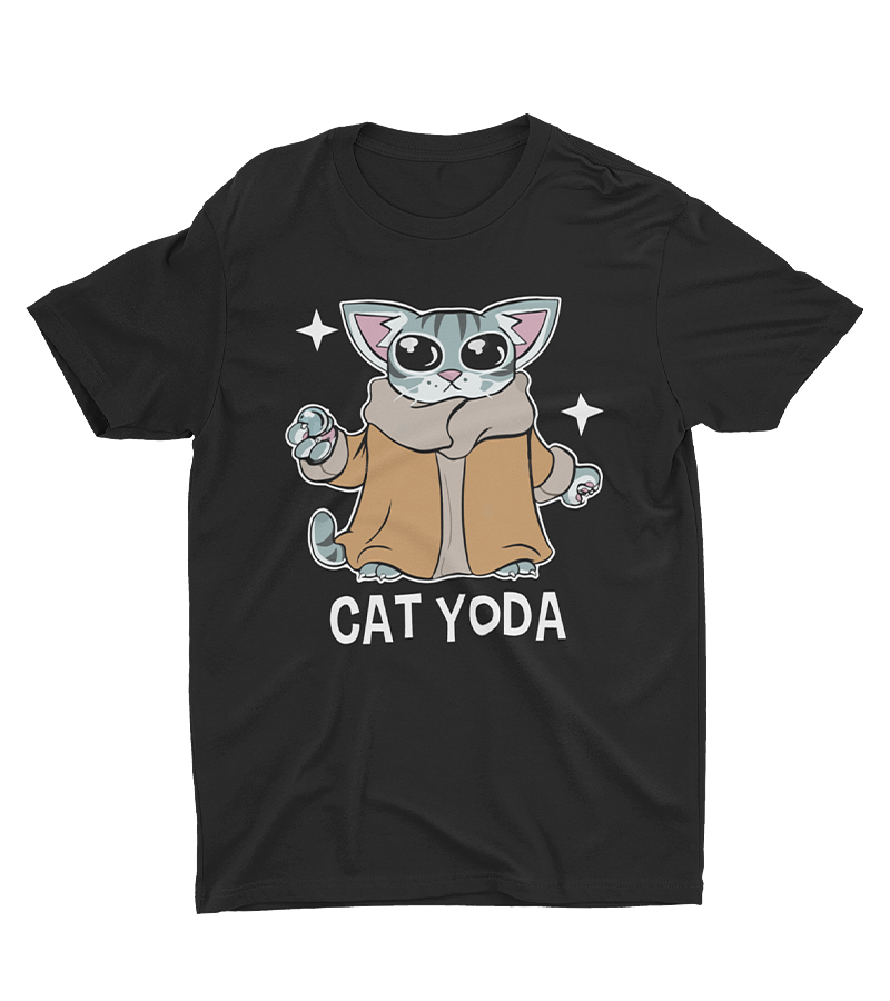Polera Baby Yoda Cat
