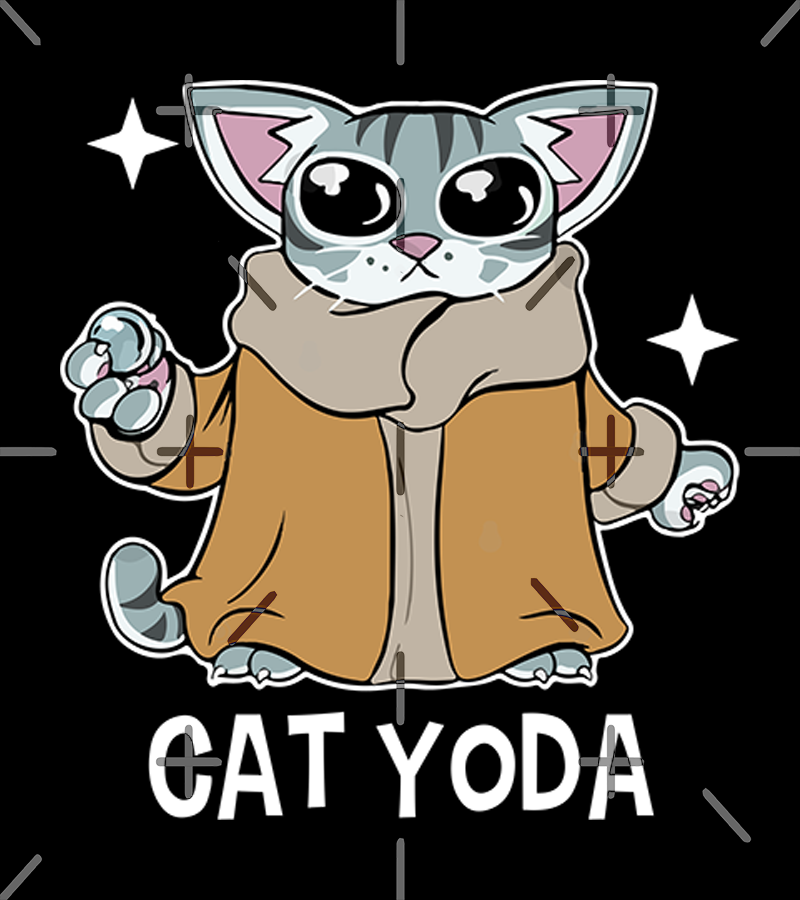 Polera Baby Yoda Cat
