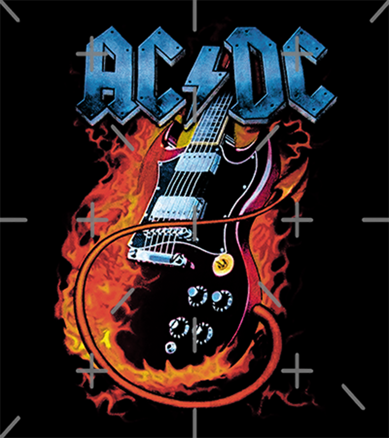 Polera Ac Dc Guitarra