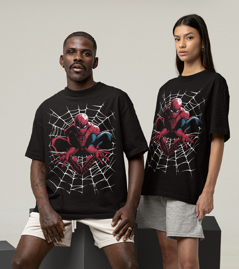 Polera Spiderman Telarañas