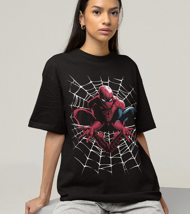 Polera Spiderman Telarañas