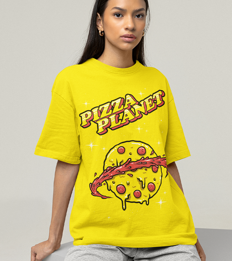 Polera Planeta de Pizza