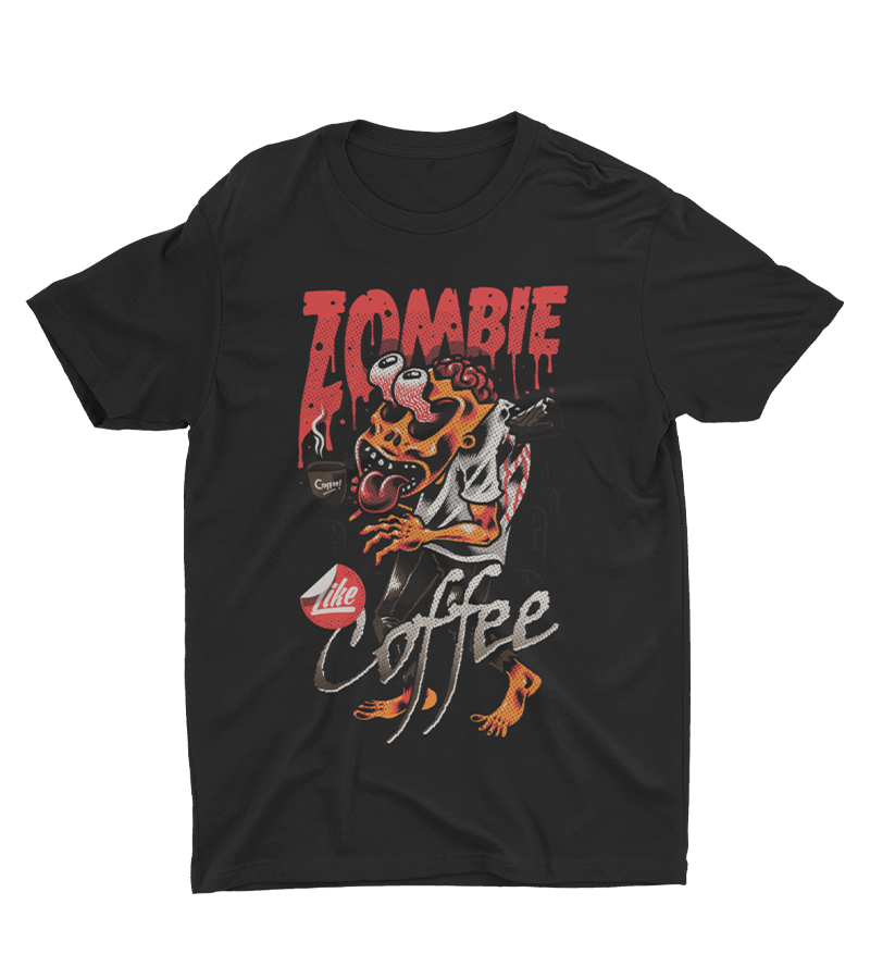 Polera Zombie Coffee