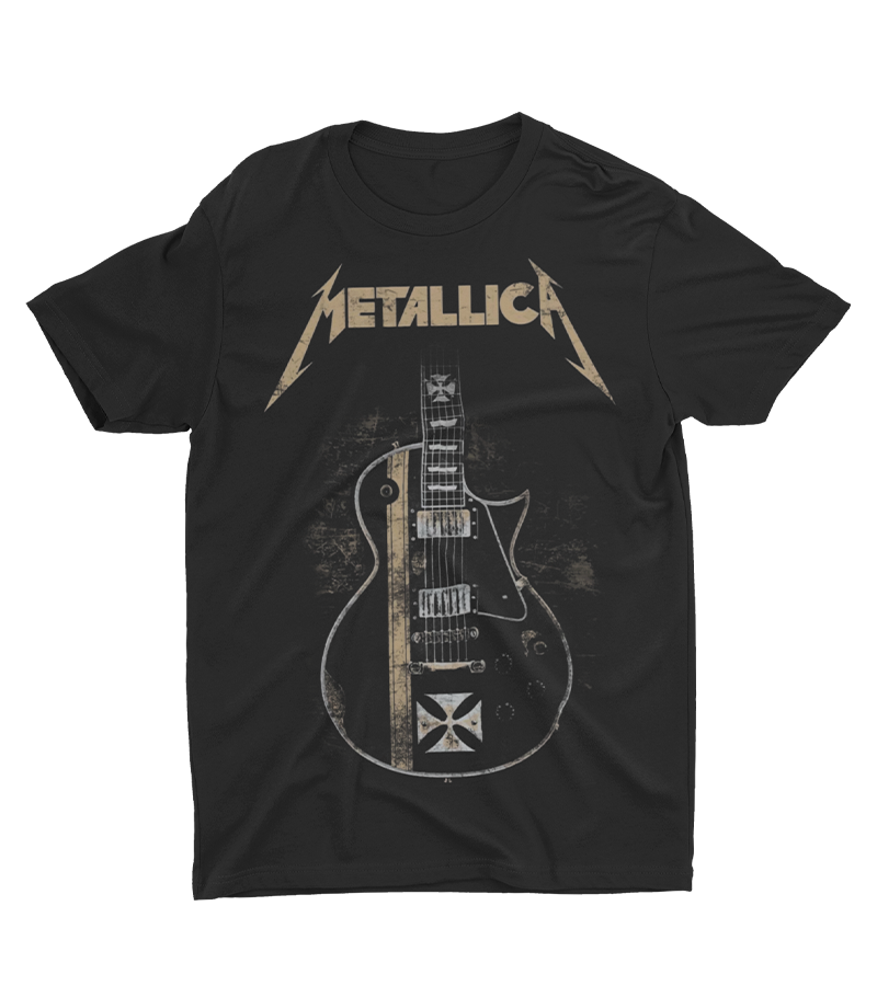Polera Metallica Guitarra