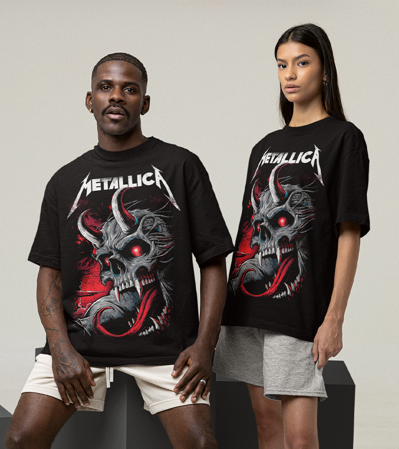 Polera Metallica Hell