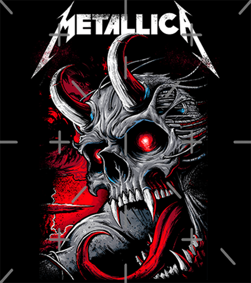Polera Metallica Hell