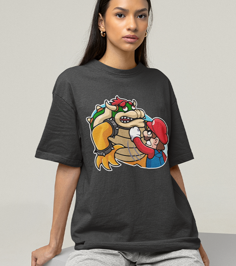 Polera Mario vs Bowser