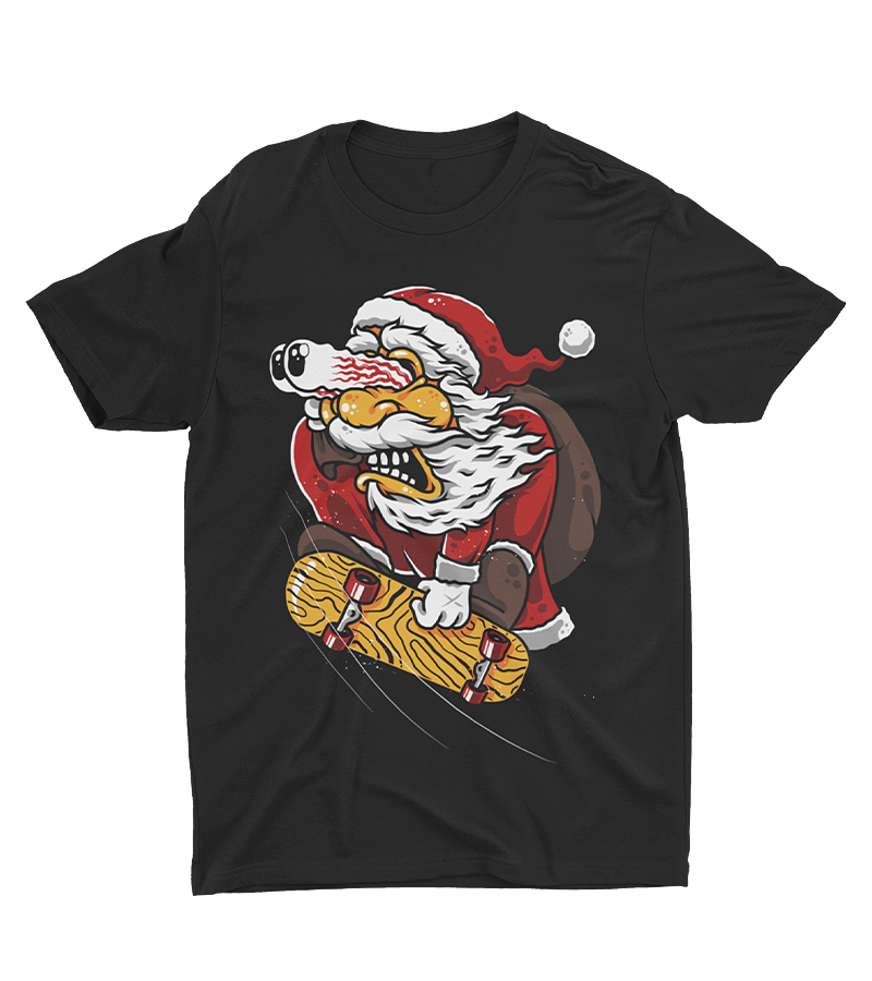 Polera Santa Skate