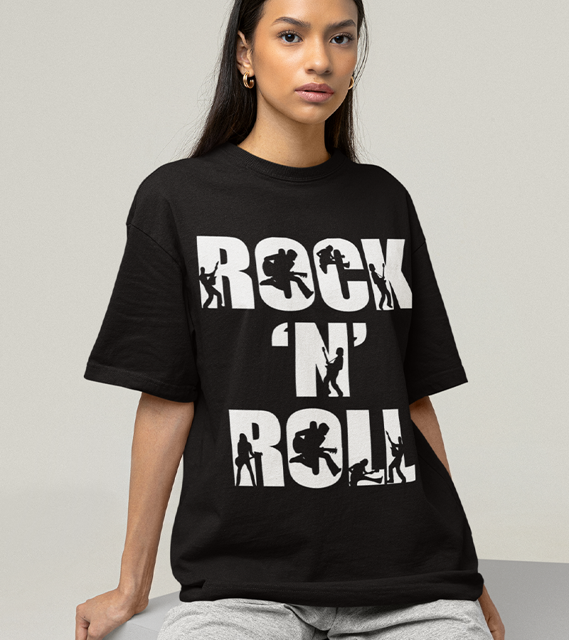 Polera Rock and Roll Band