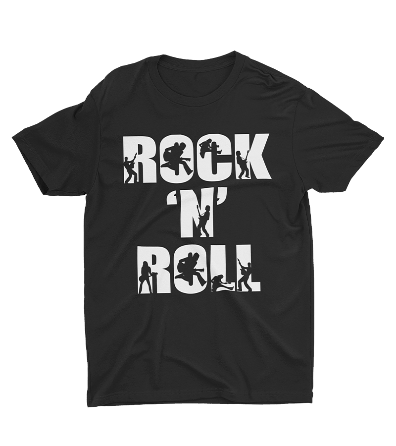 Polera Rock and Roll Band