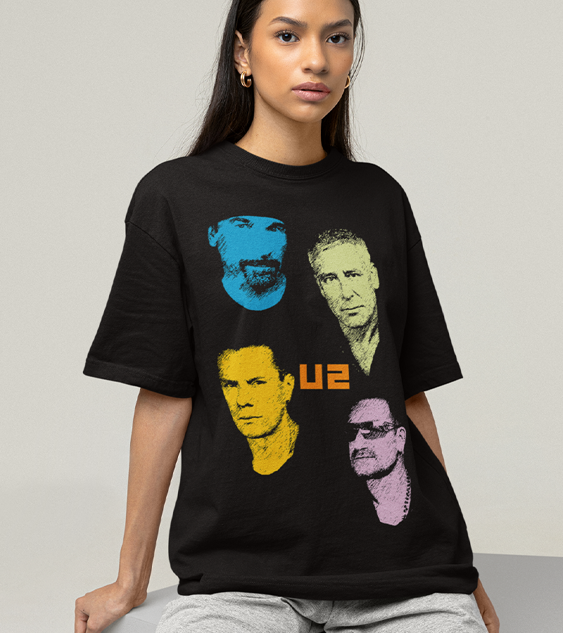 Polera U2 Faces