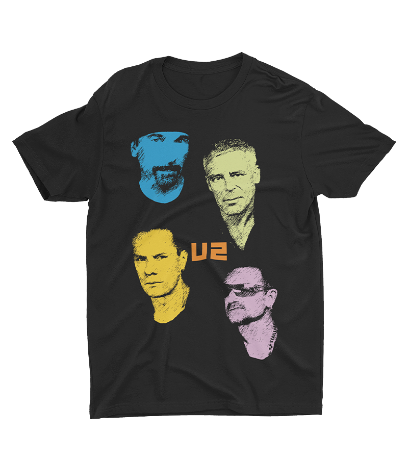 Polera U2 Faces