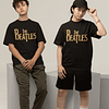 Polera The Beatles Log Gold