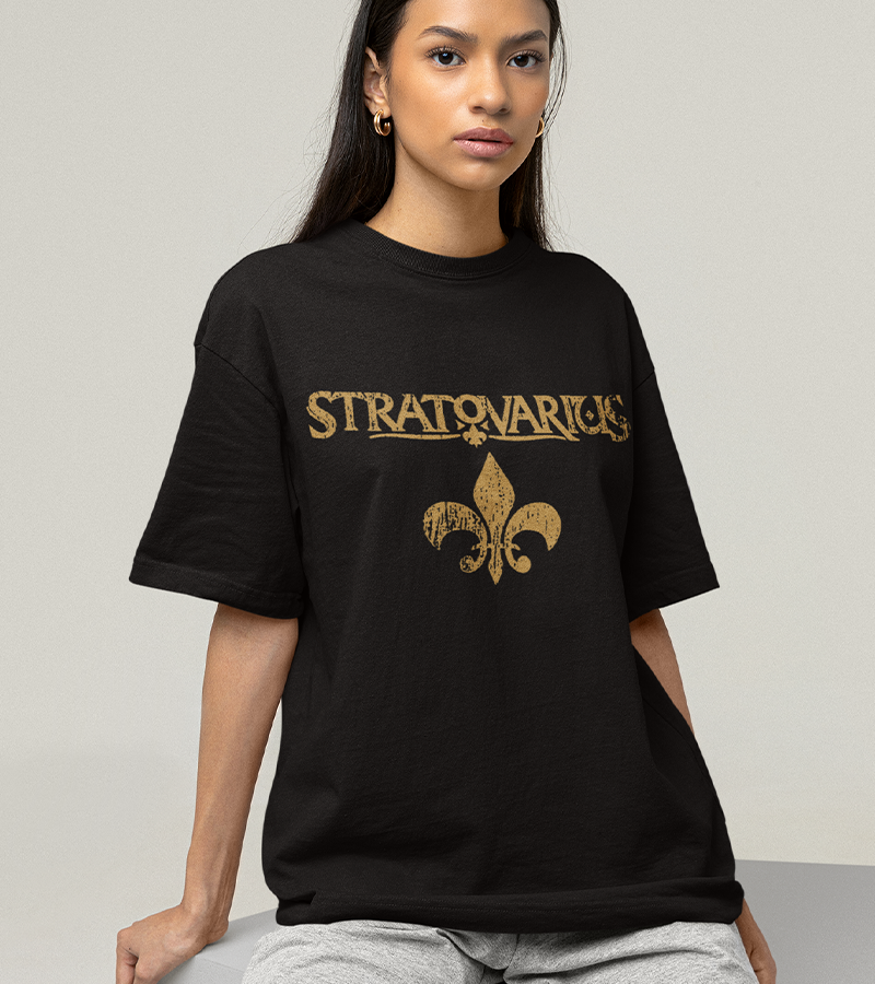 Polera Stratovarius Gold Log