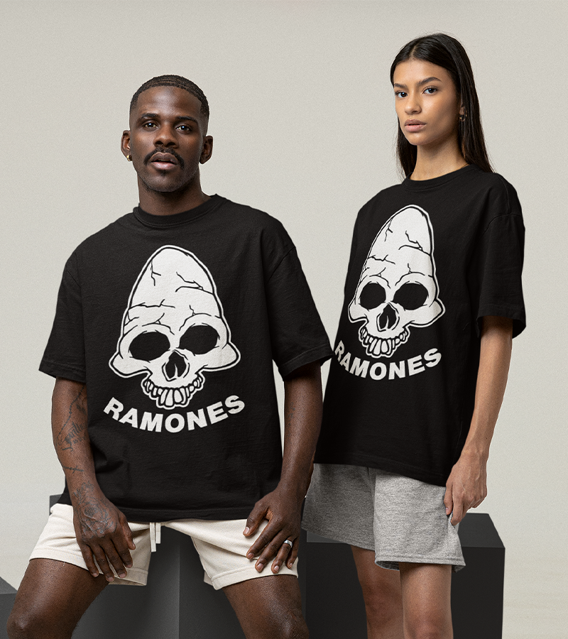 Polera Ramones Calavera