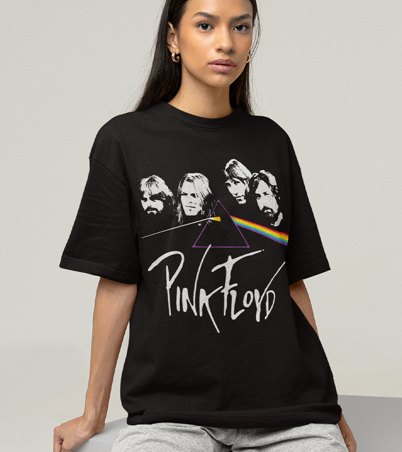 Polera Pink Floyd Faces