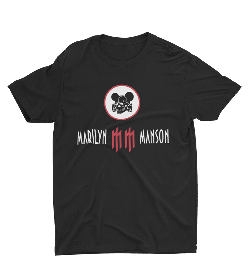 Polera Marilyn Manson Log Calavera