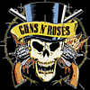 Polera Guns N' Roses Calavera Color