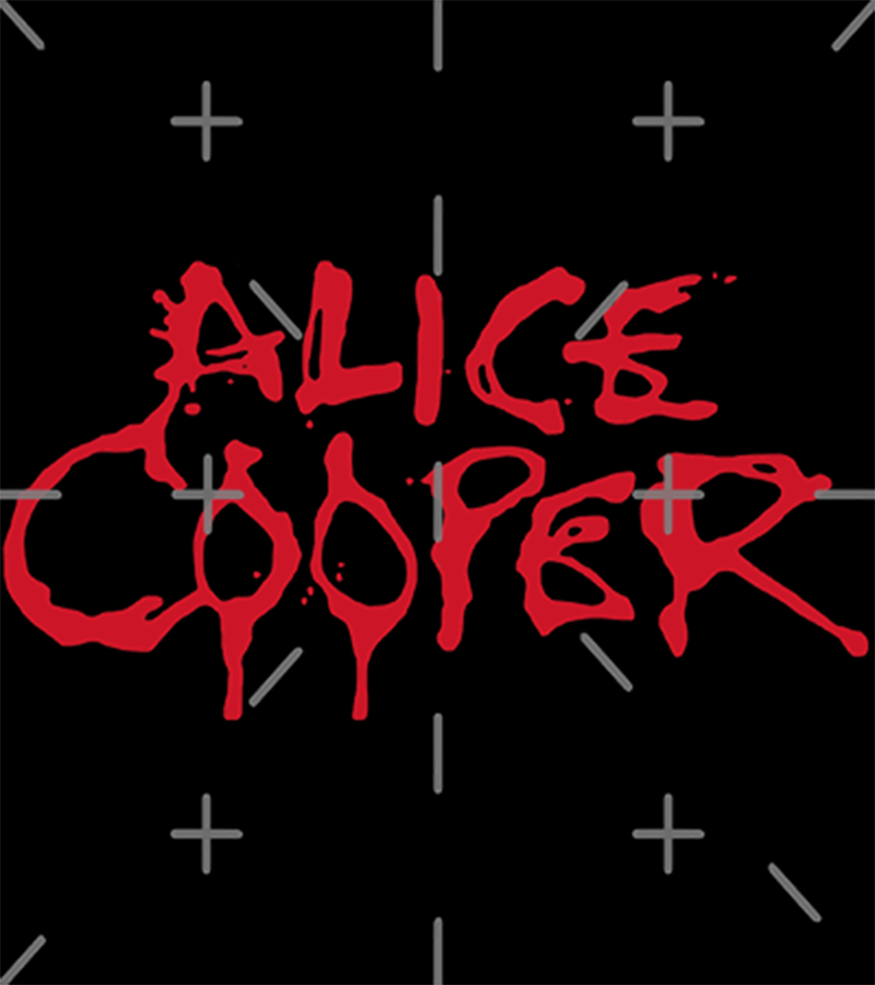 Polera Alice Cooper Log