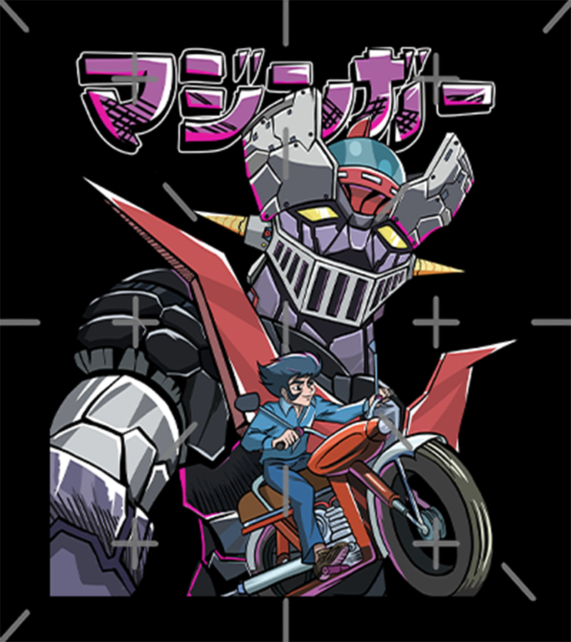 Polera Mazinger y Koji Kabuto