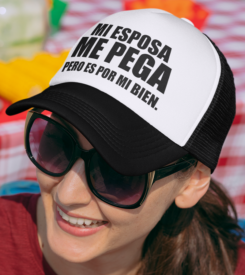 Gorro Mi Esposa Me Pega Pero Es Por Mi Bien