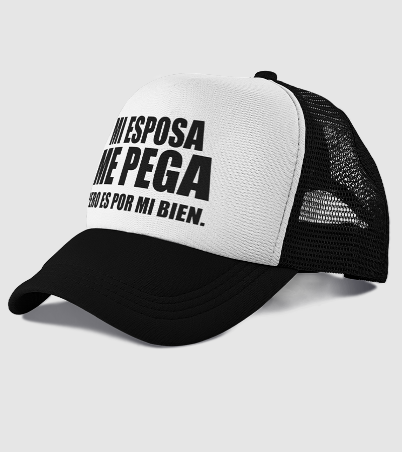 Gorro Mi Esposa Me Pega Pero Es Por Mi Bien