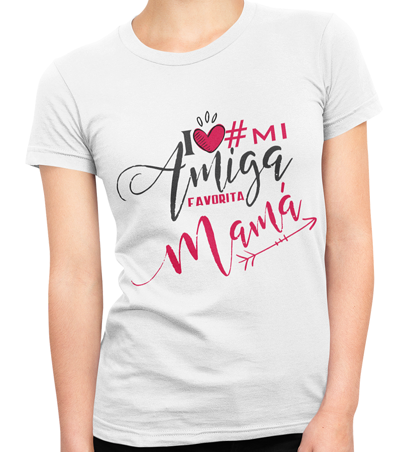 Polera Mi Amiga Favorita Mamá