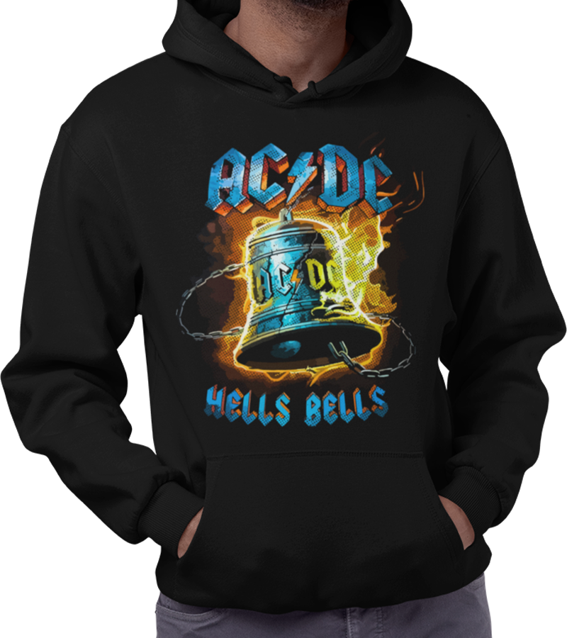 Polerón Ac Dc Campana - Polerones Estampados