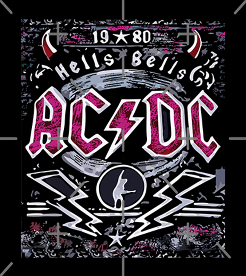 Polerón Ac Dc Campana Infernal - Polerones Estampados