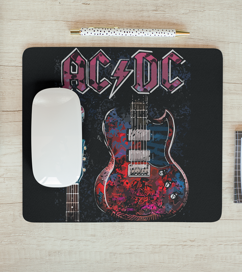 Mouse Pad Ac Dc Guitarra 2