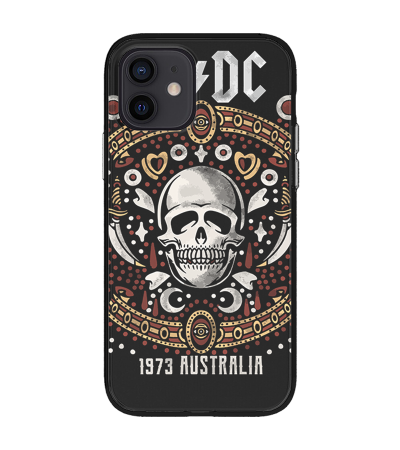 Funda de iPhone Ac Dc Calavera