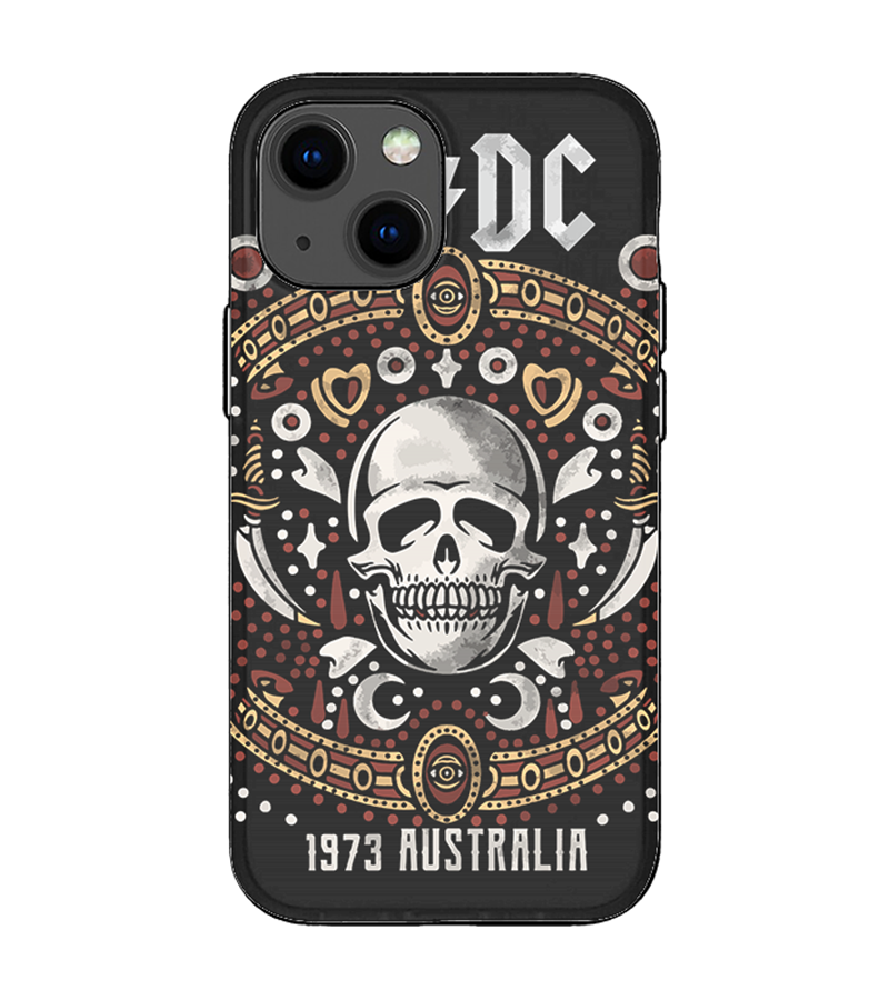 Funda de iPhone Ac Dc Calavera