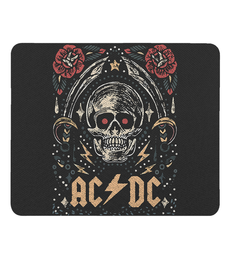 Mouse Pad Ac Dc Calavera Terminator