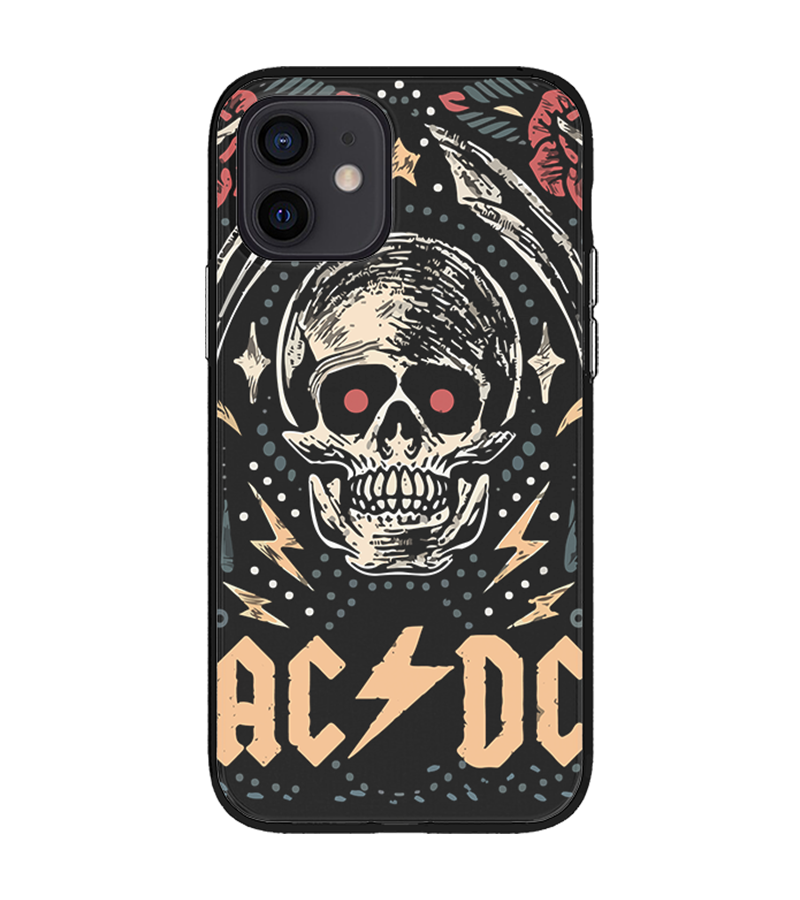 Funda de iPhone Ac Dc Calavera Terminator