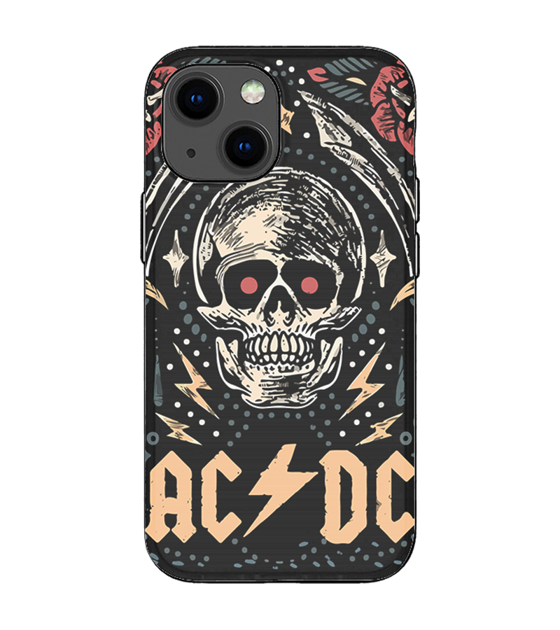 Funda de iPhone Ac Dc Calavera Terminator