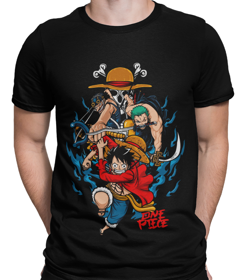 Polera Usopp Luffy Zoro