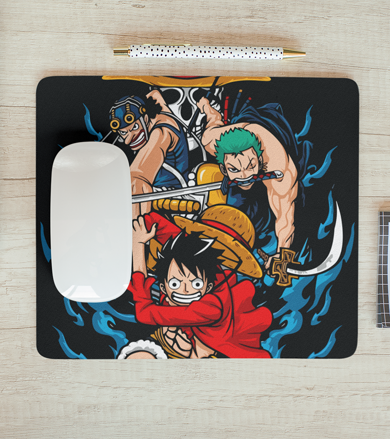 Mouse Pad Usopp Luffy Zoro