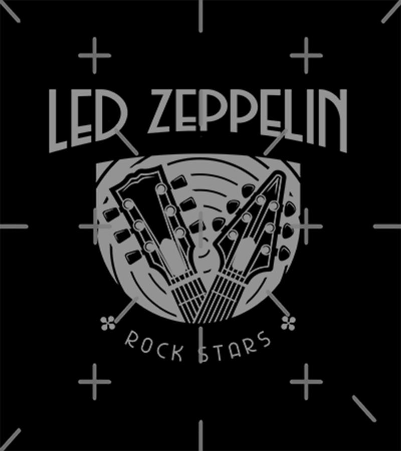 Mouse Pad Led Zeppelin Guitarras