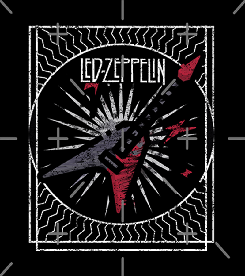 Billetera Led Zeppelin Guitarra V