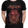 Polera Anthrax Calavera