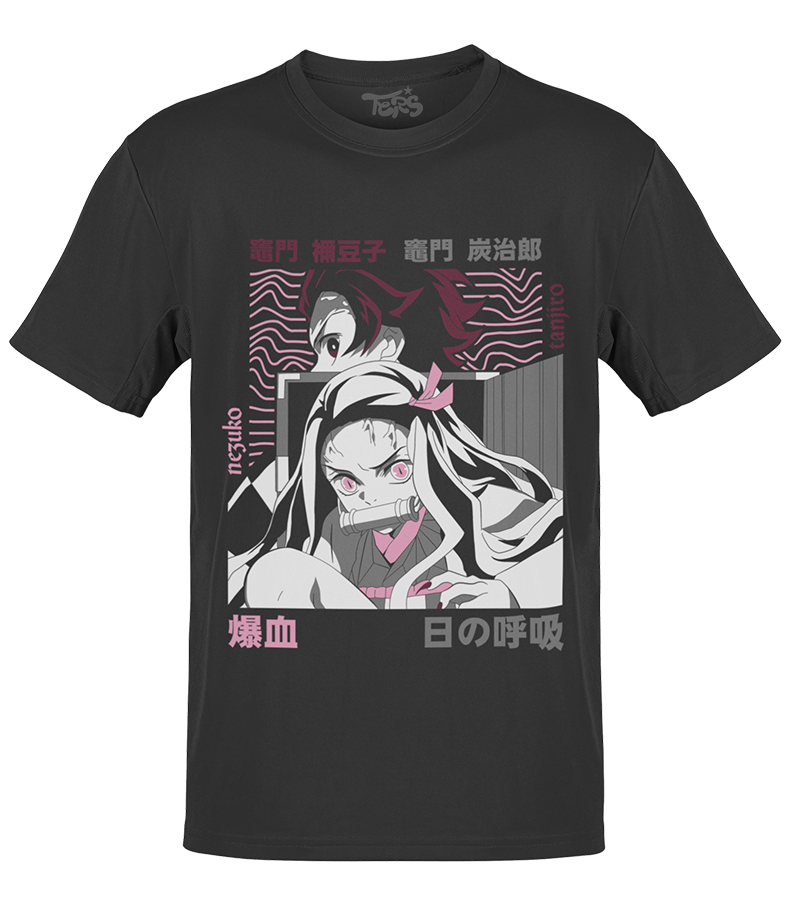 Polera Nezuko y Tanjiro