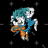 Polera Goku y Vegeta Blue