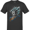 Polera Goku Pelo Azul